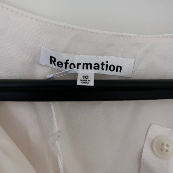 Reformation Woodson Dress (Sz 10) - Picture 7 of 7